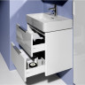 Комплект LAUFEN BASE тумба с раковиной 750*420 светлый вяз 0235.2.110.262.1+1028.5
