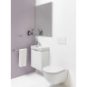 Шкафчик под раковину LAUFEN BASE, дверца слева, для раковины 8.1595.4, матовый белый 4.0210.1.110.260.1